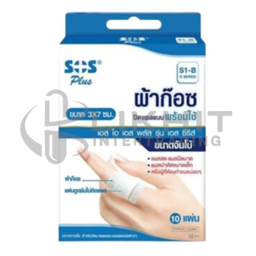 SOS PLASTER S1-B (3X7CM) 10'S
