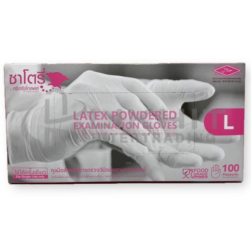 ถุงมือมีแป้ง SATORY SIZE L