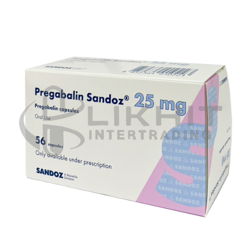 PREGABALIN 25 MG.SANDOZ
