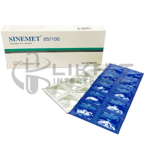 SINEMET 25/100MG 10X10'S