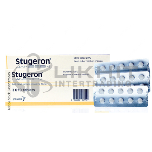 STUGERON 25MG. 10'S