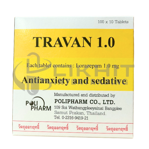TRAVAN 1.0MG 100X10'S