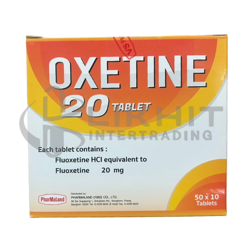 OXETINE 20MG กล่องส้ม 50X10'S