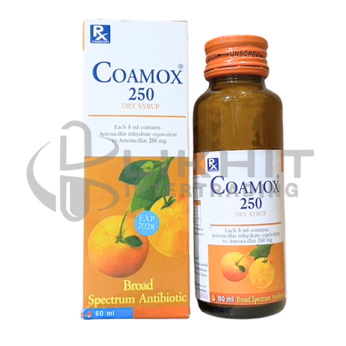 COAMOX 250 ส้ม DRY SYR 60ML