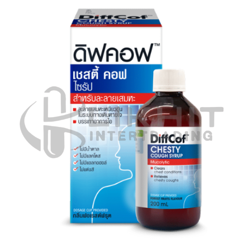DIFFCOF CHESTY COUGH SYR 200ML