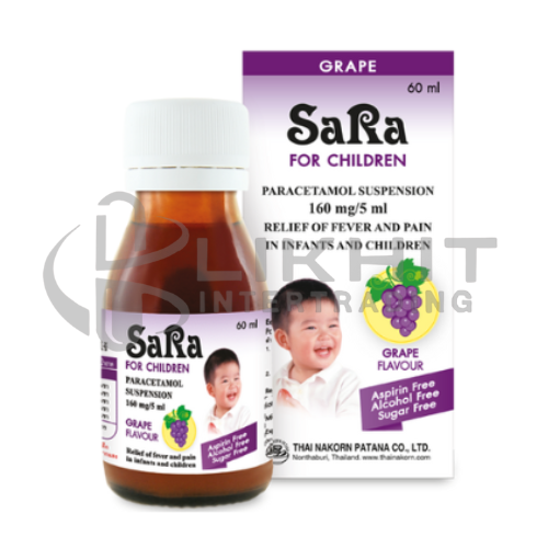 SARA 160MG องุ่น 60ML