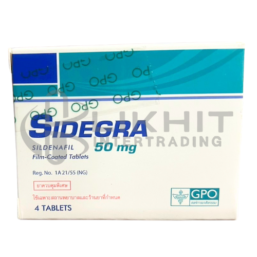 SIDEGRA 50MG 1X4'S