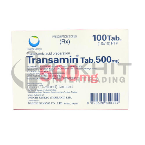 TRANSAMIN 500MG 10X10'S