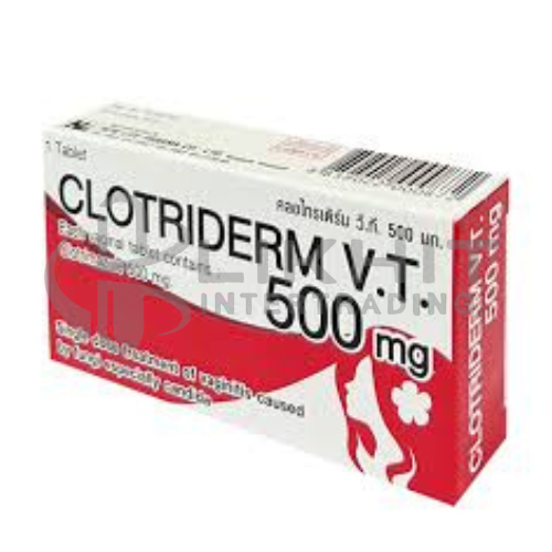 CLOTRIDERM V.T. 500 MG 1S'