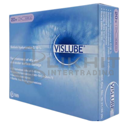 VISLUBE 0.45ML 20'S