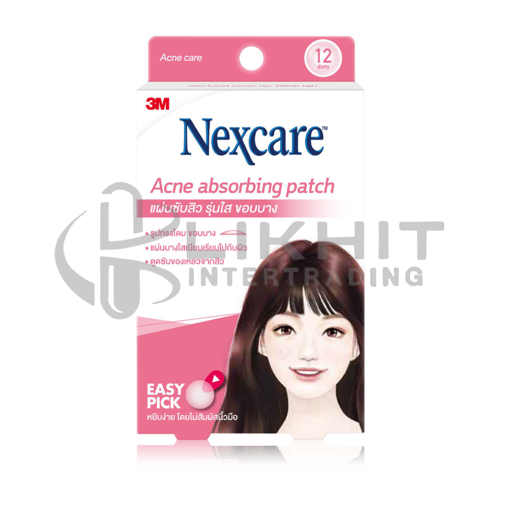 3M NEXCARE ACNE ABSORBING PATCH(แผ่นซับสิว) 12'S