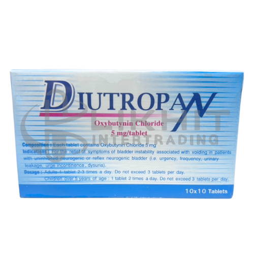 DIUTROPAN 5MG 10X10'S