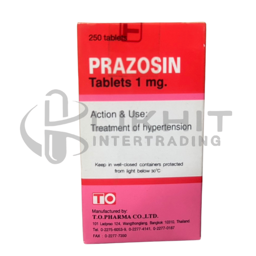 PRAZOSIN 1MG 250'S