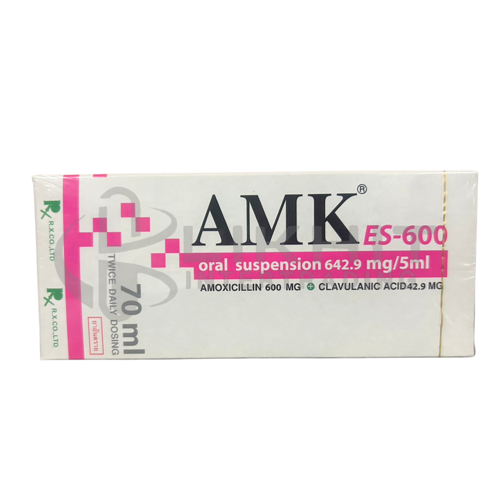 AMK ES 600MG 70ML