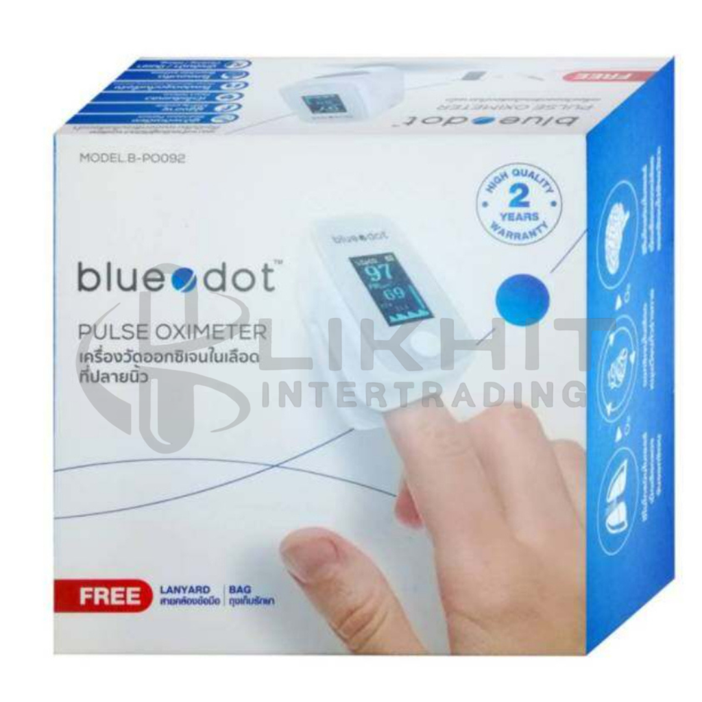  BLUEDOT เครื่องวัดออกซิเจนในเลือด รุ่น B-PO092