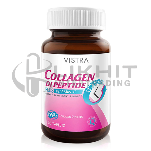 VISTRA COLLAGEN DIPEPTIDE PLUS VITAMIN C 30'S