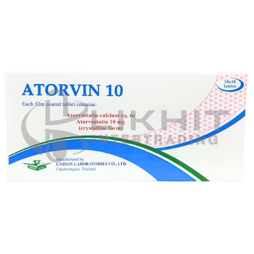 ATORVIN 10 MG.10X10'S