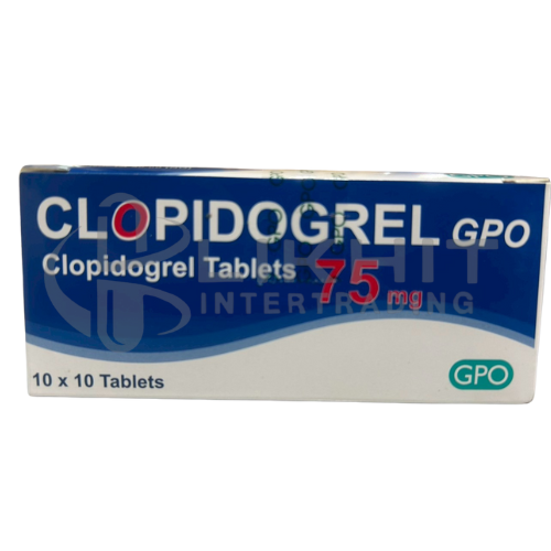 CLOPIDOGREL GPO 75MG.10X10'S