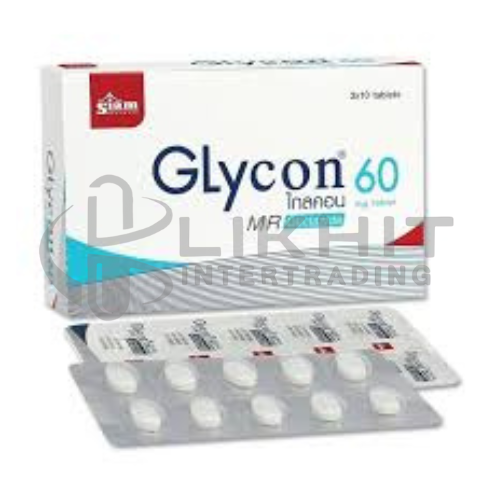 GLYCON MR 60MG. 3X10'S