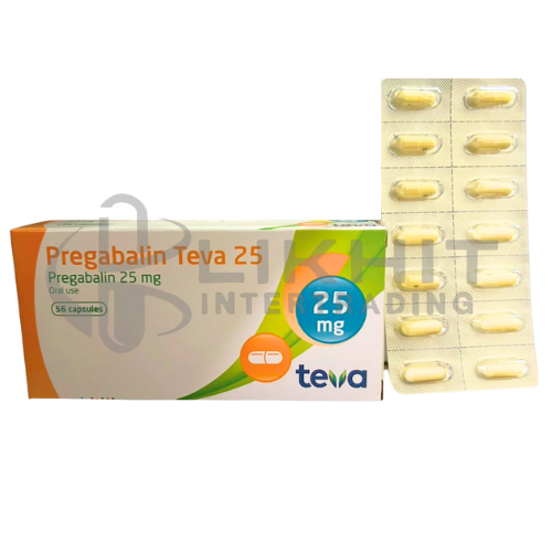 PREGABALIN TEVA 25MG.14'S