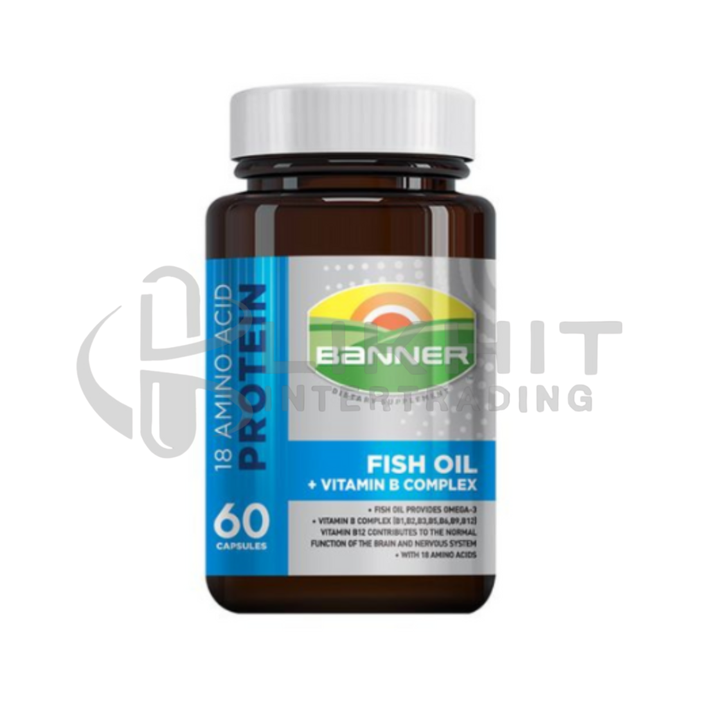 BANNER FISH OIL+VITAMIN-B 60'S