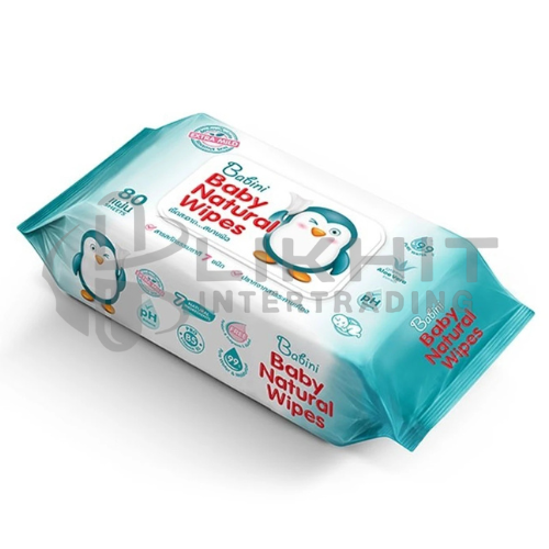 BABINI WIPES 80 ชิ้น-กระดาษเปียก