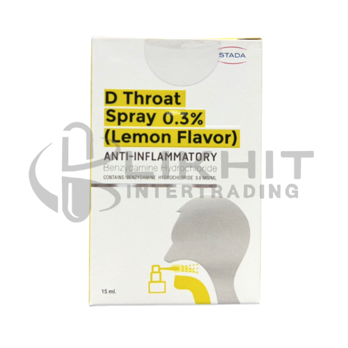 D THROAT SPRAY0.3% 15ML.(LEMON)
