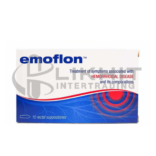 EMOFLON RECTAL SUPPOSITORY 10'S