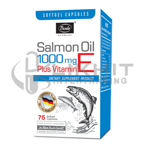 BODE SALMON OIL 1000MG PLUS E 75'S