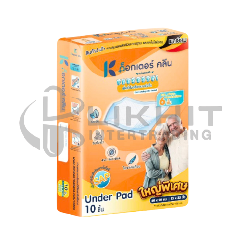 DR. KLEAN แผ่นรองซับ 60X90CM.10ชิ้น