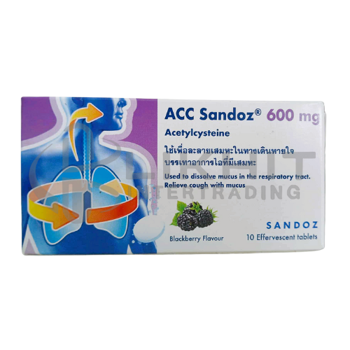 ACC SANDOZ 600MG.10'S