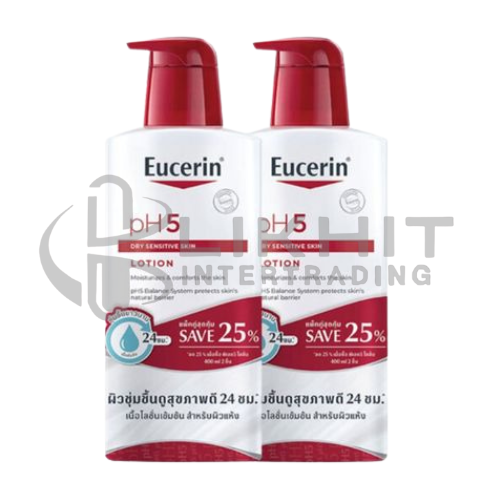 EUCERIN PH5 DRY SENSITIVE SKIN LOTION 400ML แพ็คคู่