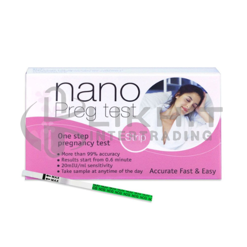 NANO PREG TEST STRIP สีชมพู