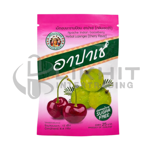 ยาอมอาปาเช่มะขามป้อม รสเชอร์รี่ 25X12'S