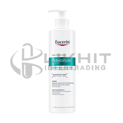 EUCERIN DERMOPURE CLINICAL CORRECTING GEL TO FOAM 400ML