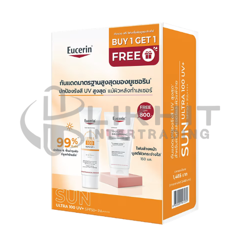 EUCERIN SUN ULTRA 100UV+ SPOTLESS BRIGHTENING AMINO CLEANSING FOAM 150ML