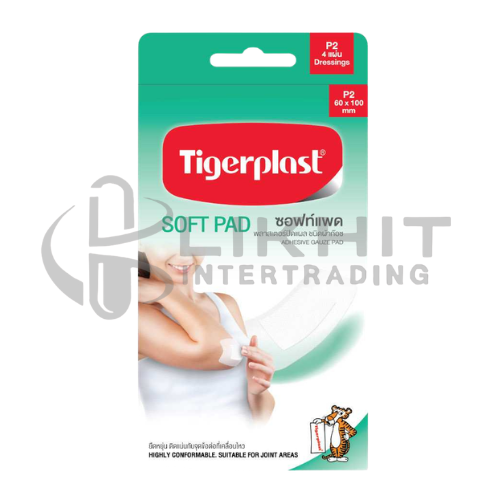 TIGERPLAST SOFT PAD P2 60X100MM.4ชิ้น L