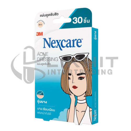 3M NEXCARE ACNE DRESSING PATCH (แผ่นซับสิวรุ่นบางพิเศษ) 30'S 