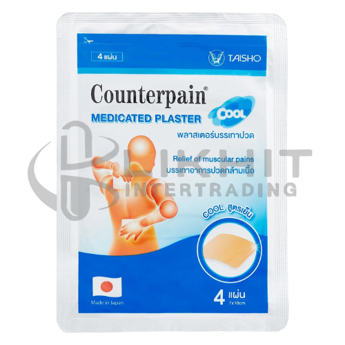 [0115] COUNTERPAIN PLASTER COOL 4 แผ่น