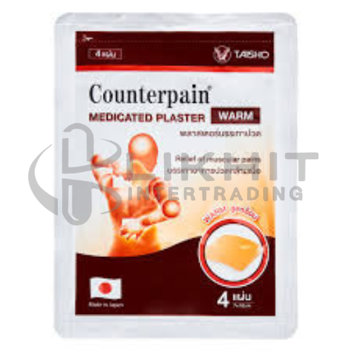 [0116] COUNTERPAIN PLASTER WARM 4 แผ่น