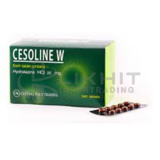 [0651] CESOLINE-W 25MG 50X10'S