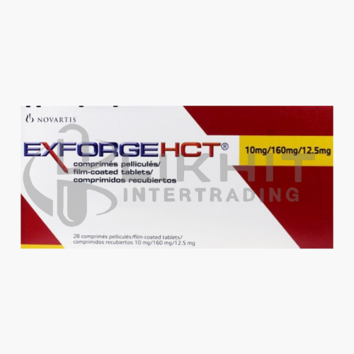 [0702] EXFORGE HCT 10/160/12.5MG 4X7'S