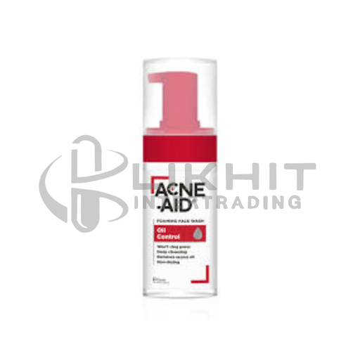 [0816] ACNE-AID OIL CONTROL FOAMING 100ML. - แดง
