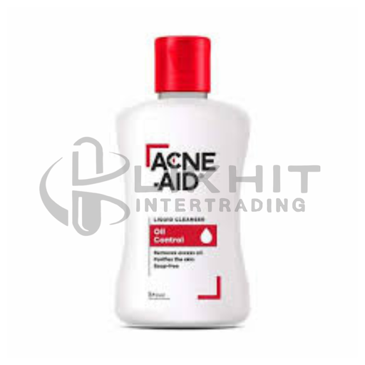 [0817] ACNE-AID LIQUID OIL CONTROL CLEANSER 100ML. - แดง 