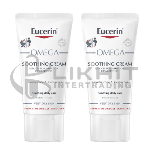 [0910] EUCERIN OMEGA SOOTHING CREAM 50 ML.-แพ็คคู่