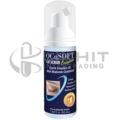 [0950] OCUSOFT LID SCRUB ORIGINAL FOAM น้ำเงิน 50ML
