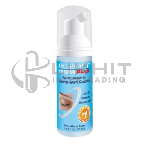[0951] OCUSOFT LID SCRUB PLUS FOAM ฟ้า 50ML