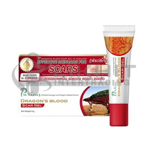[1046] PURICAS DRAGON'S BLOOD SCAR GEL 8G