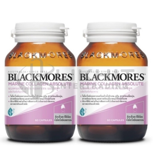[1196] BLACKMORES MARINE COLLAGEN ABSOLUTE 60'S แพ็คคู่