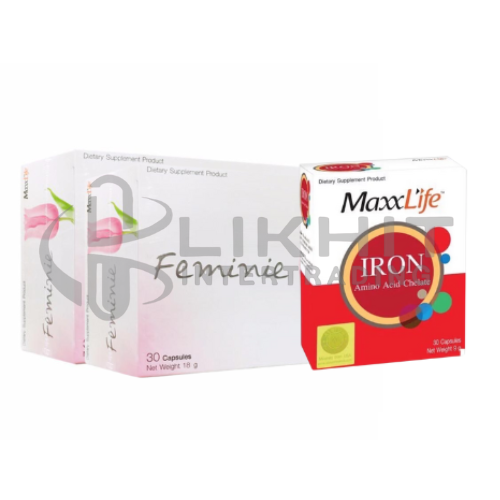 [1297] MAXXLIFE FEMINIE 30'S แพ็คคู่ + IRON 30'S